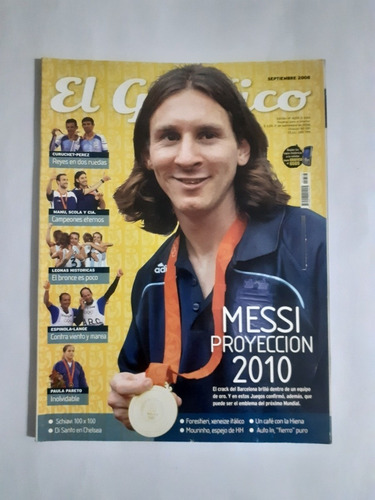 El Gráfico 4378 Messi , Juegos Olimpicos 2008