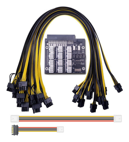 Módulo De Alimentación Mining Breakout Board De 12 Puertos Y