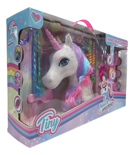 Tiny Cabeza Unicornio Peinados Trenzas Con Accesorios