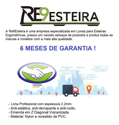 Lona Para Esteira Ergométrica Ergolife Rs600 (manta, Tapete)