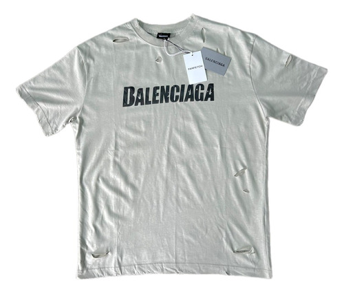 Camiseta Balenciaga Cuello Redondo Hombre 