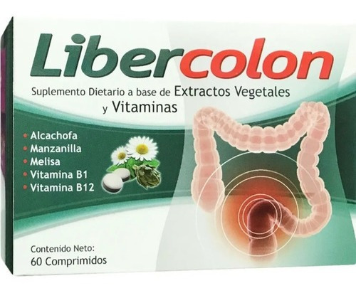 Libercolon 60 Comp Colon Irritable Transito Lento Original