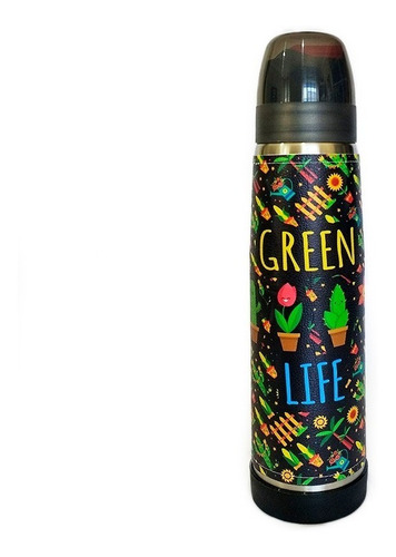 Termo Acero Inoxidable Lumilagro Luminox 1 Litro Cactus