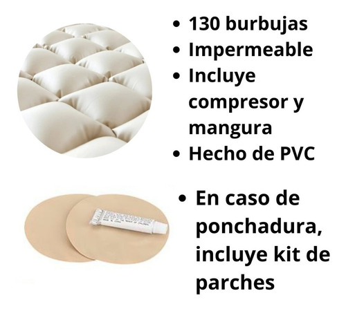 Colchon Antillagas De Presion Alterna Antiescaras Sc 485 Color Cafe