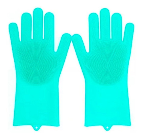 Guantes Silicona Lavatrastes Multiusos Autos Mascotas Horno 