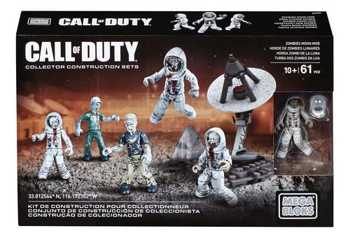 Mega Bloks Call Of Duty Zombies Moon Mob Kit De Construcción