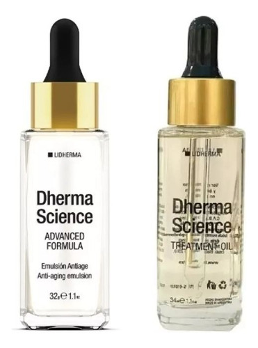 Kit Dherma Science Treatment Oil + Advanced Formula Lidherma