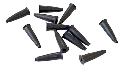 100x Pinos Para Bola De Vinil Dente De Leite Futebol Pilates Cor Preto