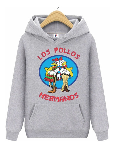 Sudadera Pollos Hermanos, Unisex Con Capucha Y Cangurera