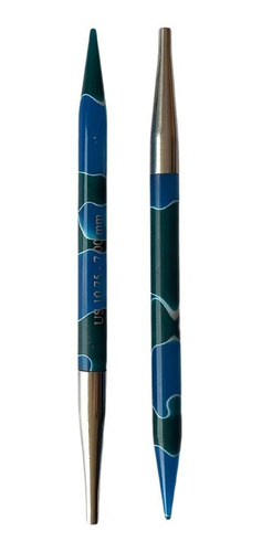 Imagen 1 de 1 de Palillos Intercambiable Knitpro Marblz 7.0 Mm