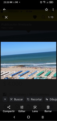 Imagen 1 de 21 de Alquiler Dep Miramar 3 Ambientes Frente Al Mar Con Cochera