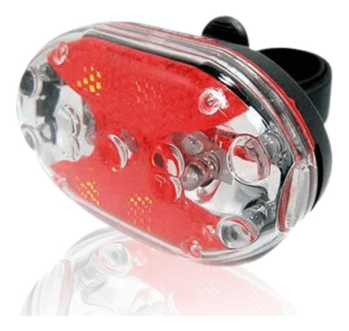 Farol Ciclismo Traseiro Led Vermelho 7 Fases Iluminação Mais