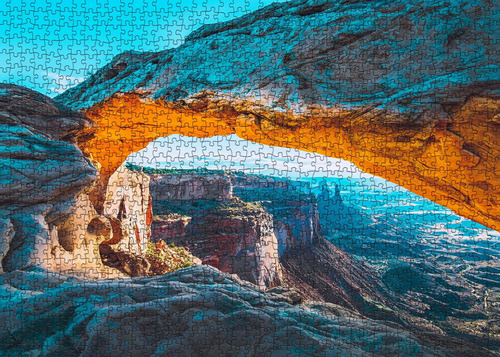 Mesa Arch Sunrise Puzzles Para Adultos 1000 Piezas, Delicado