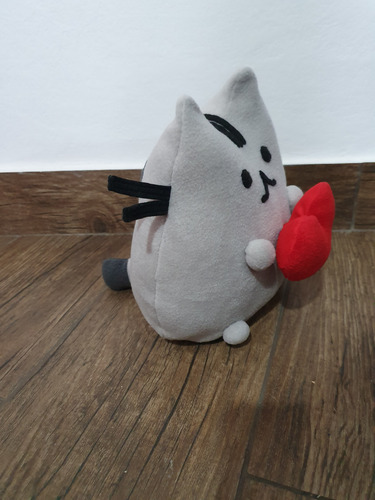 Muñeco Pusheen The Cat Love Amor Corazón. Artesanal Grande