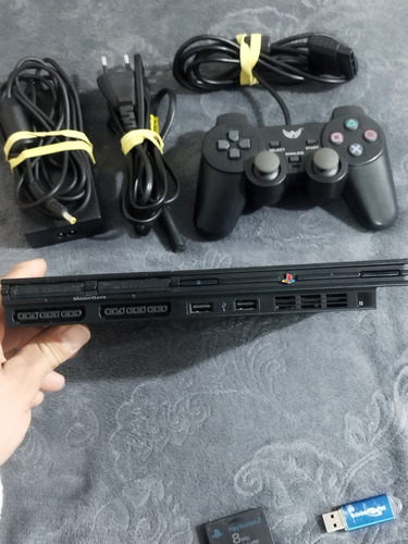 Vídeo Game Ps2 Preto (Usado)