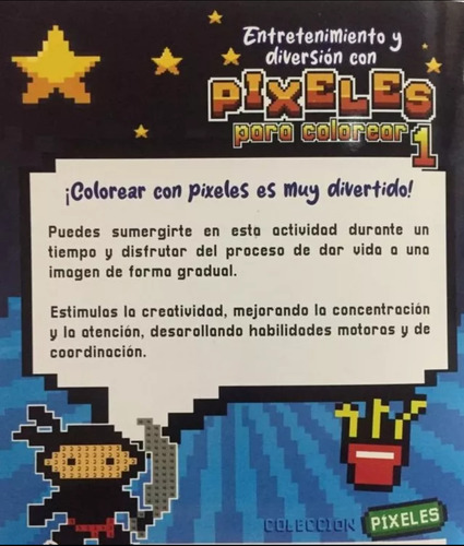 Pixel Art Aprende Y Colorea Con Pixeles - 2 Libros