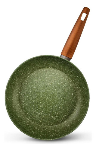 Sarten De Aluminio Para Cocina Saludable Vegetales Comidas Reforzado Con Mango Tvs Natura Antiadherente 32cm Apto Inducción Fabricación Italiana