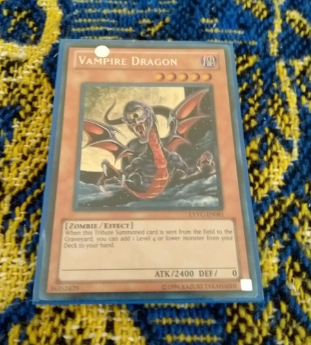 Yu-gi-oh! Vampire Dragon Exvc-en081 Secret