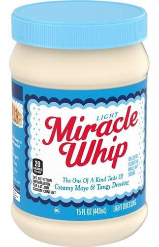 Miracle Whip Aderezo Mayonesa Lite 443ml