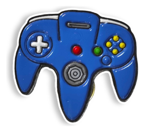 Pin Prendedor Metálico Nintendo 64 Retro