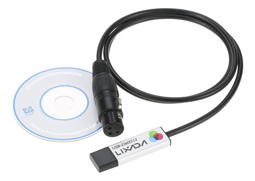 Adaptador De Interfaz Usb Dmx512 Controlador De Ilumina...