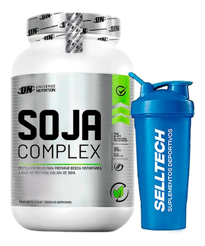 Proteína Universe Nutrition Soja Complex 1.5kg Vainilla