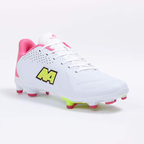 Zapatillas New Athletic Football Agifug35 Blanco Con Rosado 