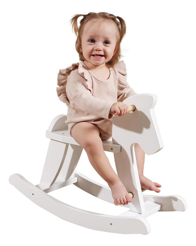 Labebe - Caballo BalancĂn De Madera, Juguetes De Madera Para