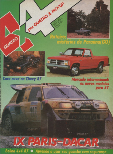 4x4 & Pickup N°39 Chevy 500 Se Ford Belina Roda Livre Dacar