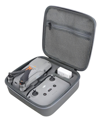 Mini Case Drone Dji Mavic Air 2 / 2s E Controle - Cor Cinza