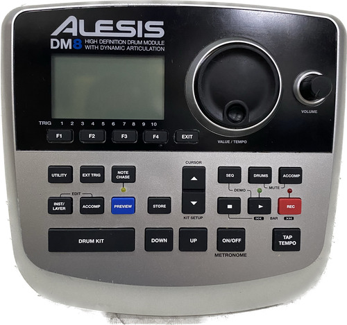 Modulo De Bateria Eletronica Alesis Dm8 Novo Mostruario
