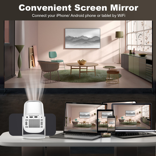 Proyector Con Decodificación 4k 1080p Wifi6 Bt5.4 Android 11