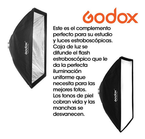 Imagen 3 de 10 de Softbox Para Bowens 80 X 120 Cm Godox