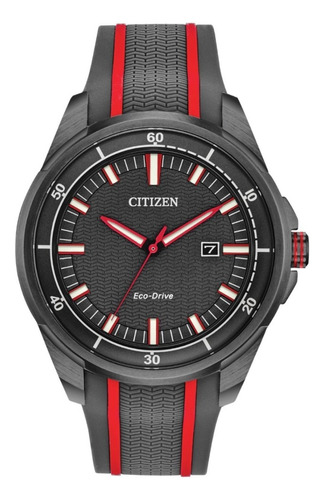 Citizen Weekender Eco-drive Black Stainless Aw1607-03h 