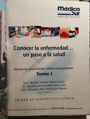Conocer La Enfermedad...un Paso A La Salud. Manual De Conoc (Usado)