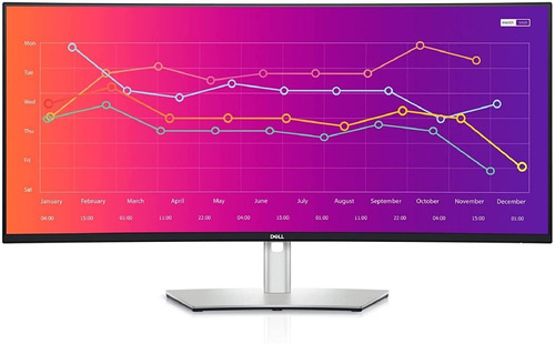 Dell U3821dw Monitor Curvo Wqhd+ Productividad Usb-c 38''