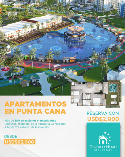 Proyecto De Apartamentos Con Playa Artificial En Punta Cana, Republica Dominicana