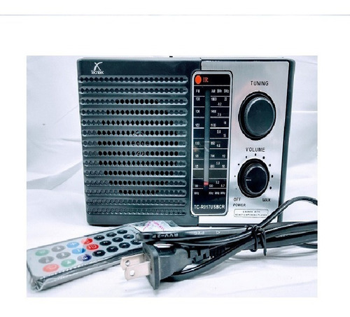 Imagen 2 de 8 de Radio 4 Bandas Am/fm Con Lector De Memorias Control Remoto