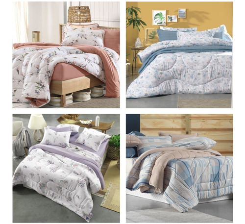 Acolchado Sommier Colchón Almohada Dormitorios Cama