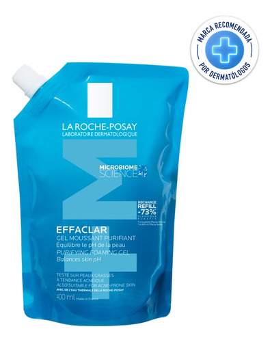 La Roche-Posay Effaclar Limpiador Facial Gel Espumoso Purificante Refill