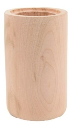 Pack 10 Portalamparas Madera Lenga Lustrados 11x6,5cm E27