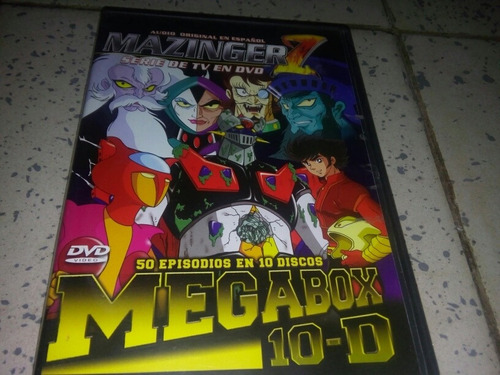 Mazinger Z Megabox En Dvd  Excelente Estado 50 Capítulos