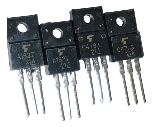 A1837 C4793 Transistor De Potencia (pack 4 Unidades)