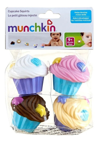 Juguete De Agua Munchkin P/bebé De Baño Cupcake Flotadores