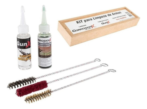 Kit Limpeza Para Armas Curtas 9mm, 38, 380, 357 - Corrosionx