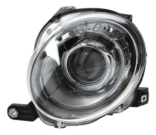 Optica P/ Fiat 500 Baja Led 2008 2010 2012 2014 17 2019 Izq.