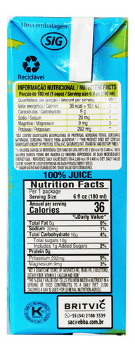 Água de Coco Esterilizada Puro Coco Caixinha 180ml