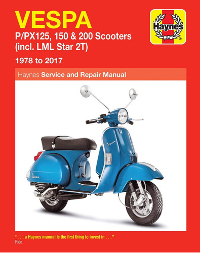 Manual Servicio Vespa P/px125, 150 & 200 78-17