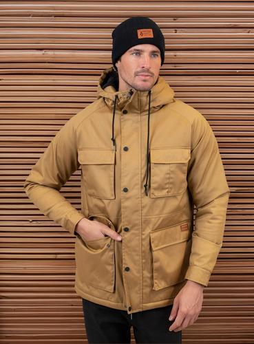 Chaqueta Raglan Beige Hombre Volcom