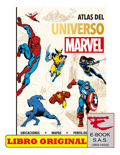 Atlas Del Universo Marvel, De Marvel. Editorial Planeta Junior, Tapa Blanda En Español, 2023